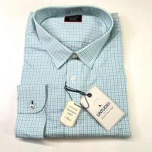 UNTUCKIT Wrinkle Free Gingham Check Long Sleeve Dress‎ Shirt XXX-Large NEW
